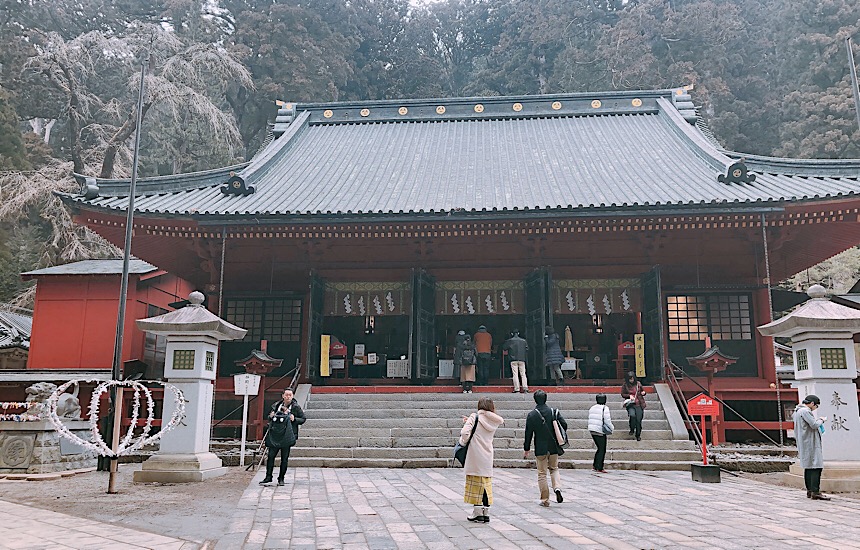 二荒山神社の本堂